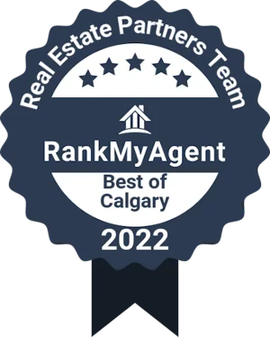 RankMyAgent best of calgary 2022 — Real Estate Partners Team